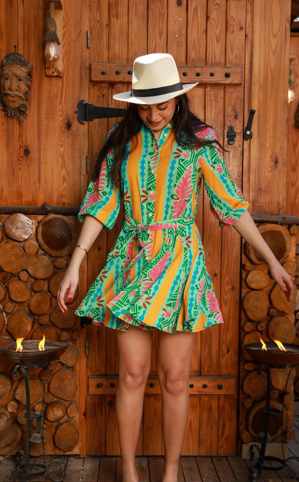 Tropical Whimsy Dress